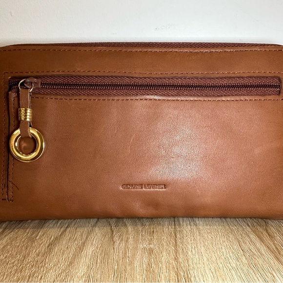 Genuine Leather Princess Gardner Wallet – Brown - Picture 1 of 6